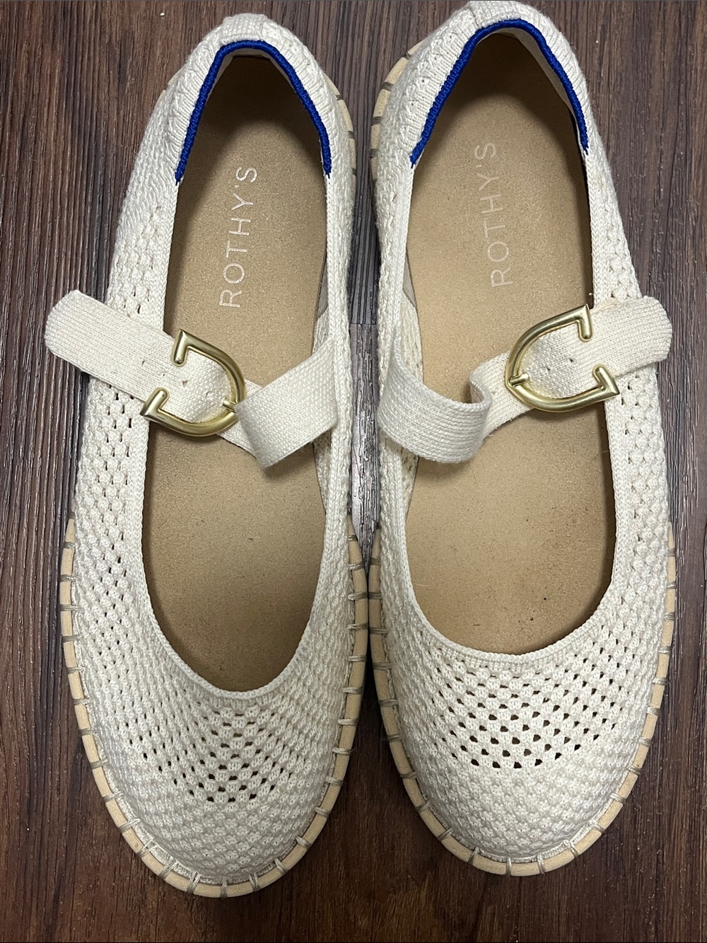 Rothy's The Espadrille Mary Jane Flats in Jasmine - Picture 11 of 15